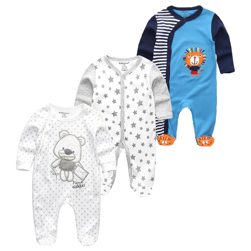 Детский комбинезон с длинным рукавом х/б |