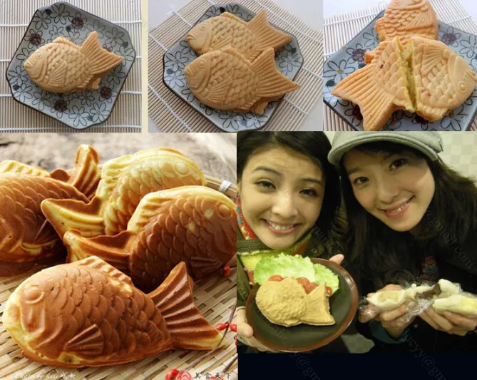 Электрическая вафельница для торта с рыбой гриль 12 штук|grill color|grill outdoorcake cream |