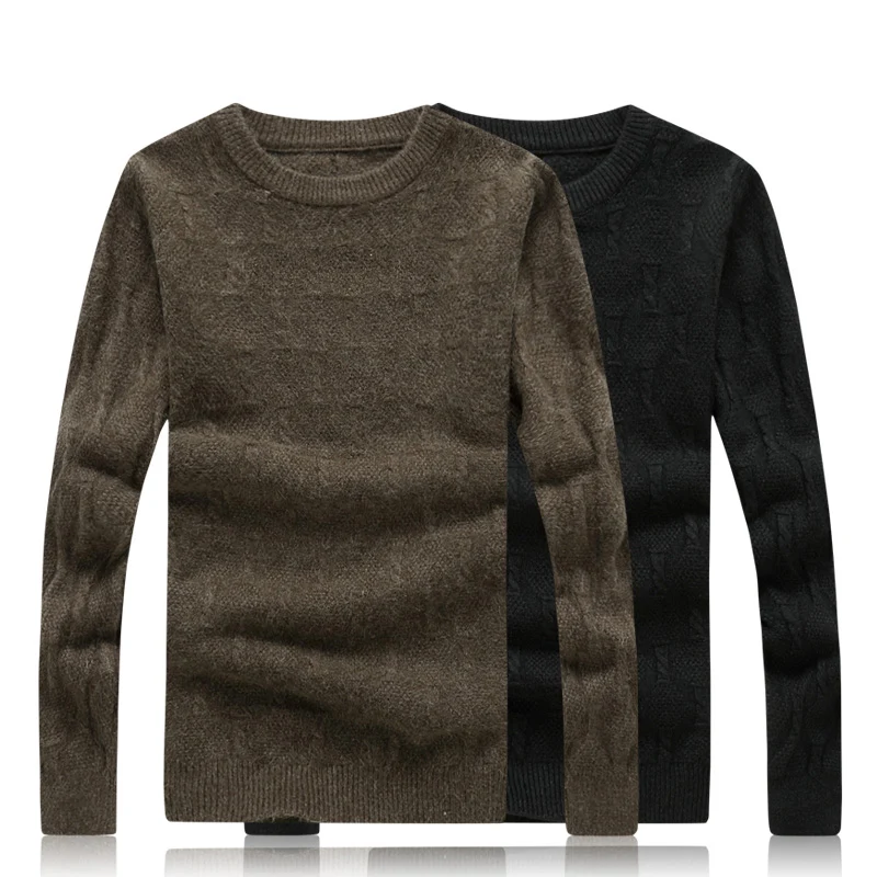 Новые свитера для мужчин 2018 Повседневный мягкий свитер плюс размер M 5XL мужской