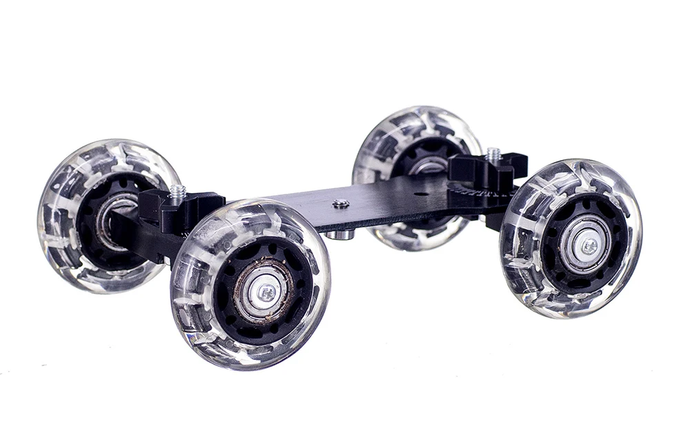 Schreibtisch Dolly+ 11 дюймов Волшебная рукоятка настольная Мобильная роликовая видео рейка Конькобежец для SLR камеры слайдер Долли Автомобильная дорожка и волшебная рукоятка