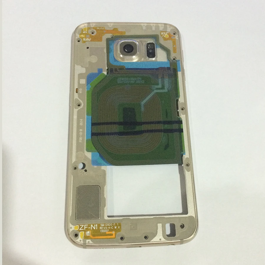 10 шт. Бесплатная доставка DHL средняя рамка Корпус с задней камерой объектив