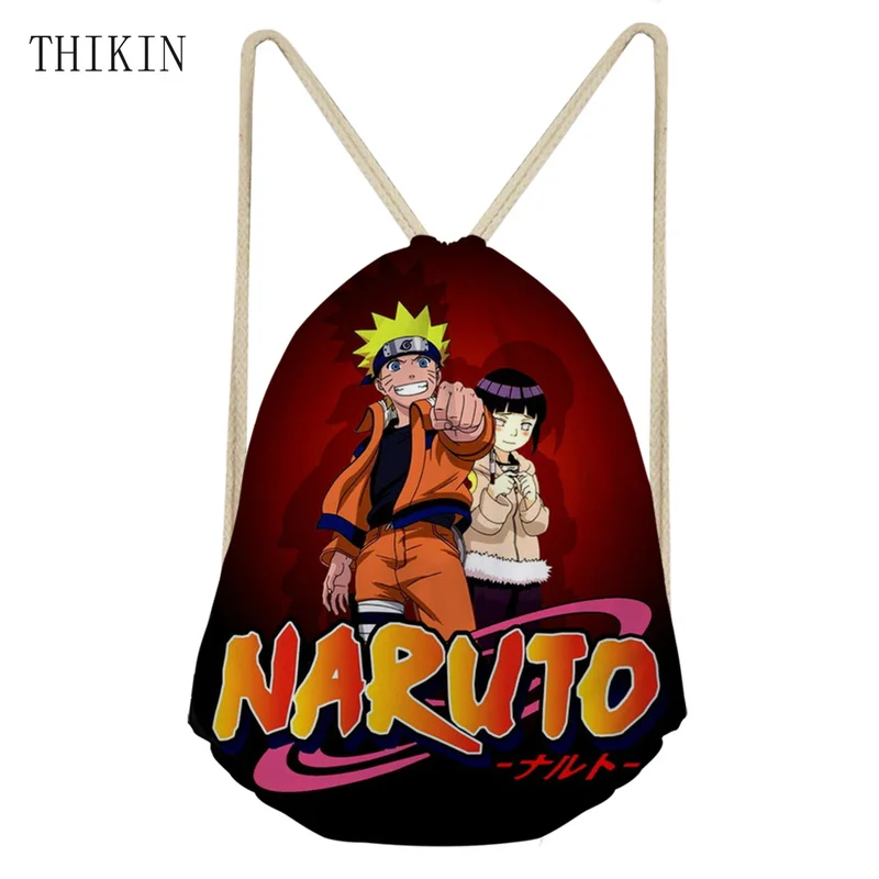 Рюкзак THIKIN Naruto детский спортивный со шнурком и принтом | Багаж сумки