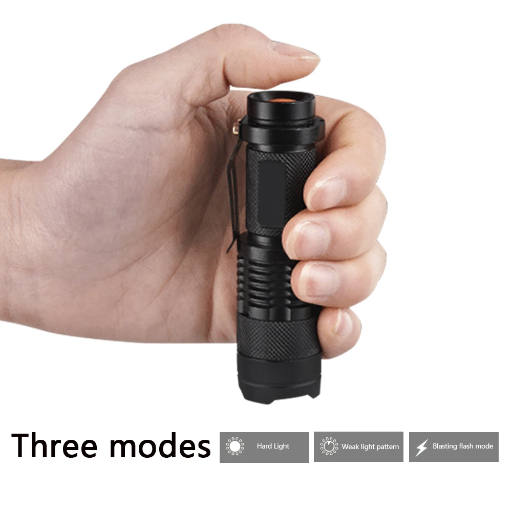 Мини XML светодиодный фонарик с зумом 2000 люменов прожектор Lanterna использовать 14500