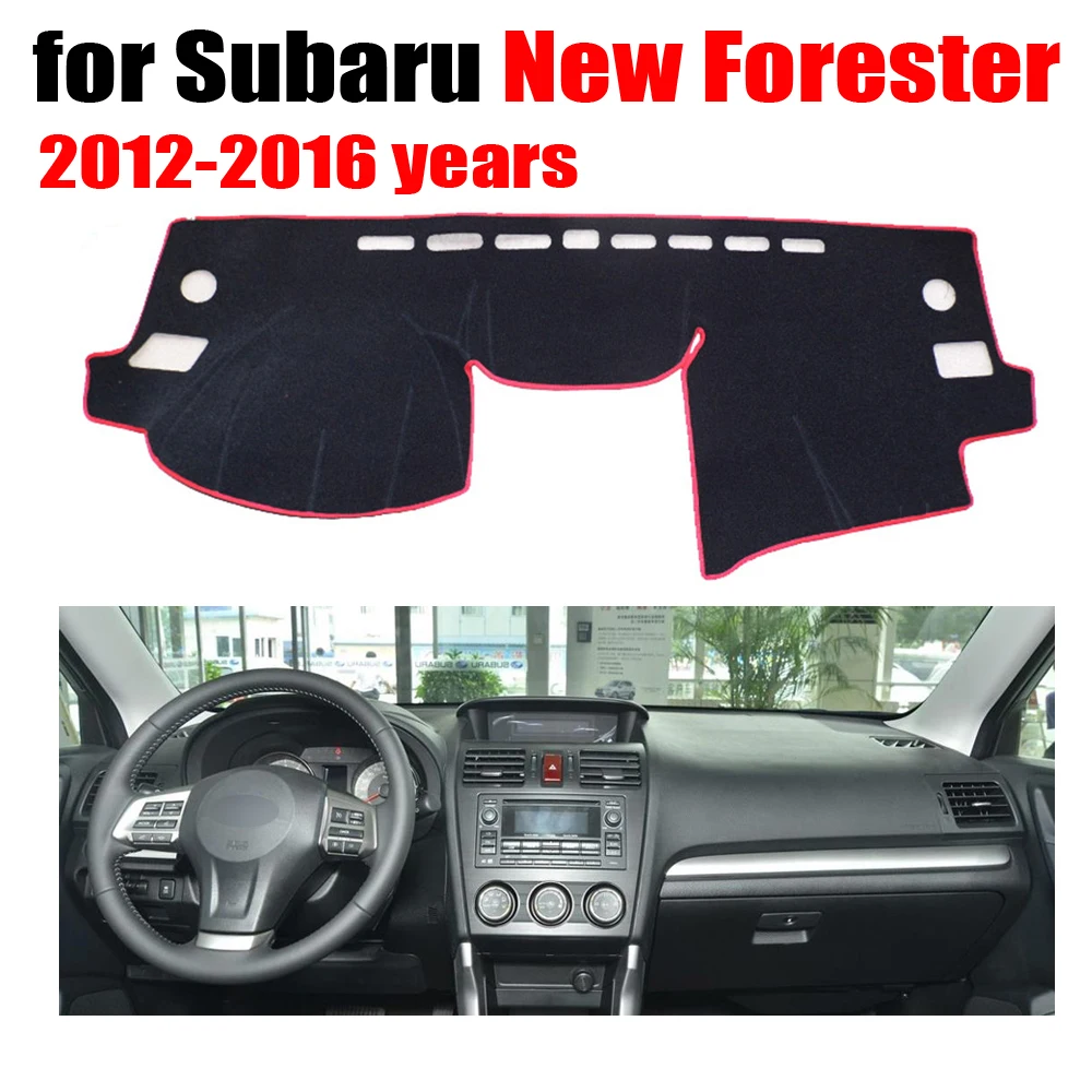 Чехлы для приборной панели автомобиля RKAC Subaru Forester 2012-2016 лет левосторонний коврик