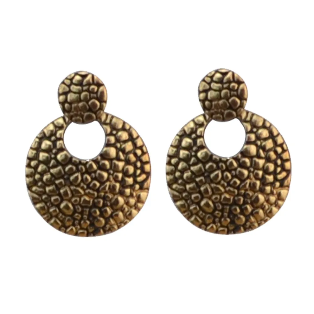 Турецкие Этнические Ретро античные золотые цветные металлические круглые