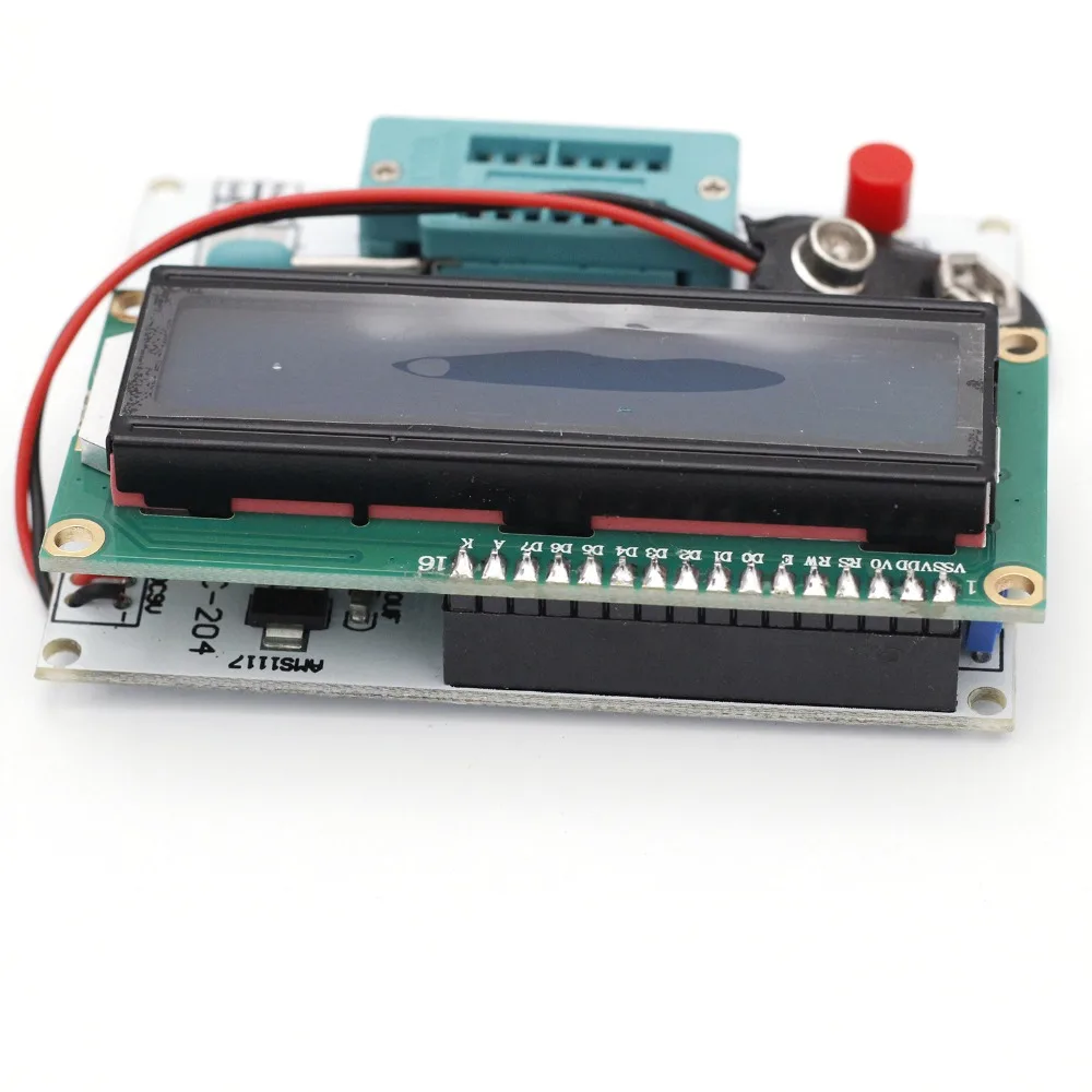 LCD1602D ЖК экран с подсветкой 1602 M328 тестер транзисторов графический дисплей RLC ESR
