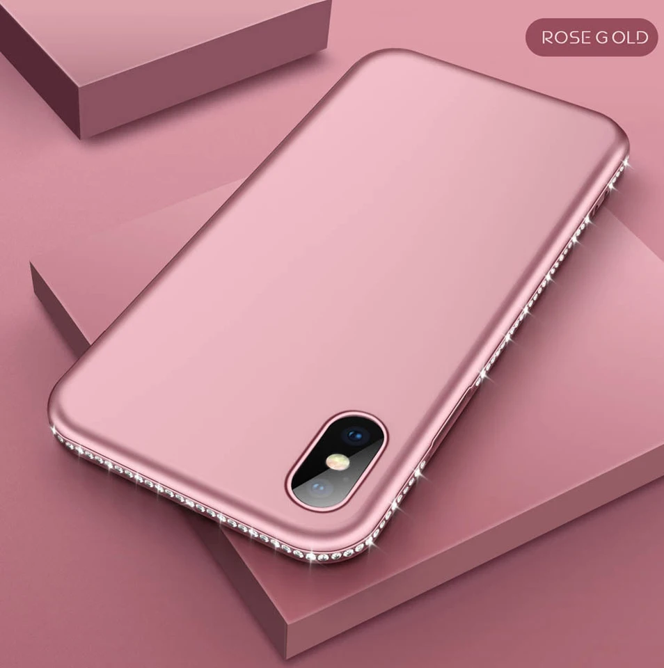 Diamond TPU Glitter Case for iphone X 6 6s 7 Plus Cover Samsung Galaxy S8 S9 S7 Edge Note 8 A6 A8 2018 Silicone Cases |