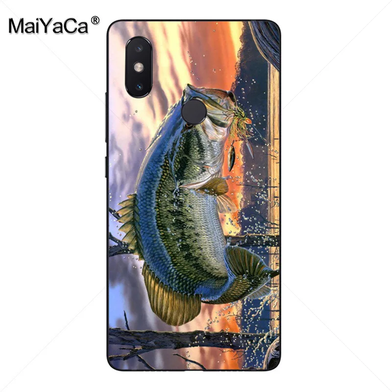 Роскошный чехол MaiYaCa с рисунком рыбы для xiaomi mi 8 se 6 note3 redmi 5 5plus note | Мобильные