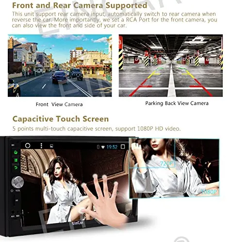 2 Din Android 6.0 Car Stereo Navigation multimedia tape recorder Headunit GPS Radio Receiver WiFi Mirrorlink External Micro | Автомобили и
