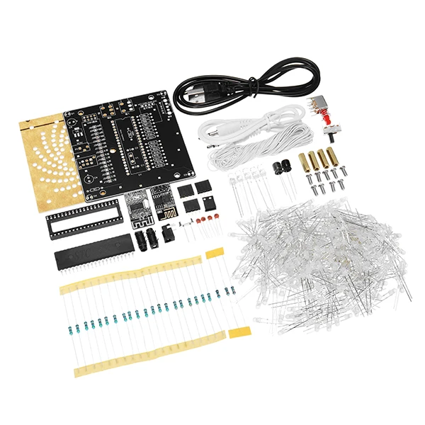 Новый DIY WiFi (версия приложения) bluetooth цветной Кантонская башня светодиодный куб
