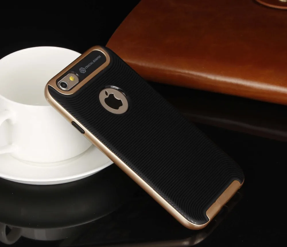 Роскошный брендовый ультратонкий защитный чехол для телефона Apple iphone 6 6S Plus 6Plus 5 5S