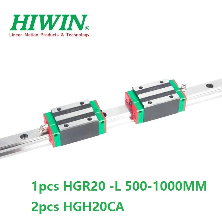 1 шт. оригинальная линейная направляющая Hiwin HGR20 500 мм 600 700 800 900 1000 + 2 HGH20CA или HGW20CA