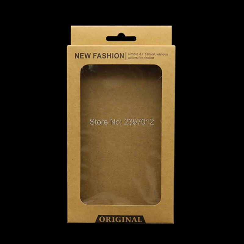 Оптовая продажа 500 шт Средний размер крафт Коричневая Бумага Розничная