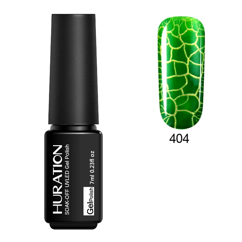Гель лак Huration ноготь с эффектом трещин UV LED 12 цветов замочить от Vernis