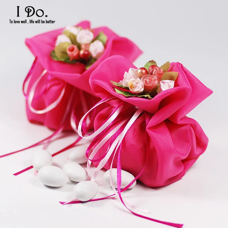 Бесплатная доставка 10 шт. свадебные сумочки Свадебная коробка для конфет Lembrancinhas