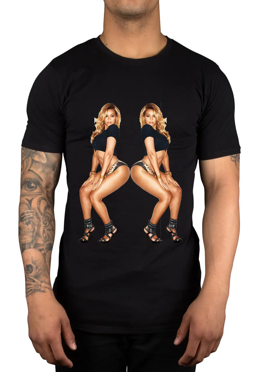 Beyonce Сексуальная зеркальная поза футболка Beyo Jay Z Kanye миссис Картер безупречная OTR