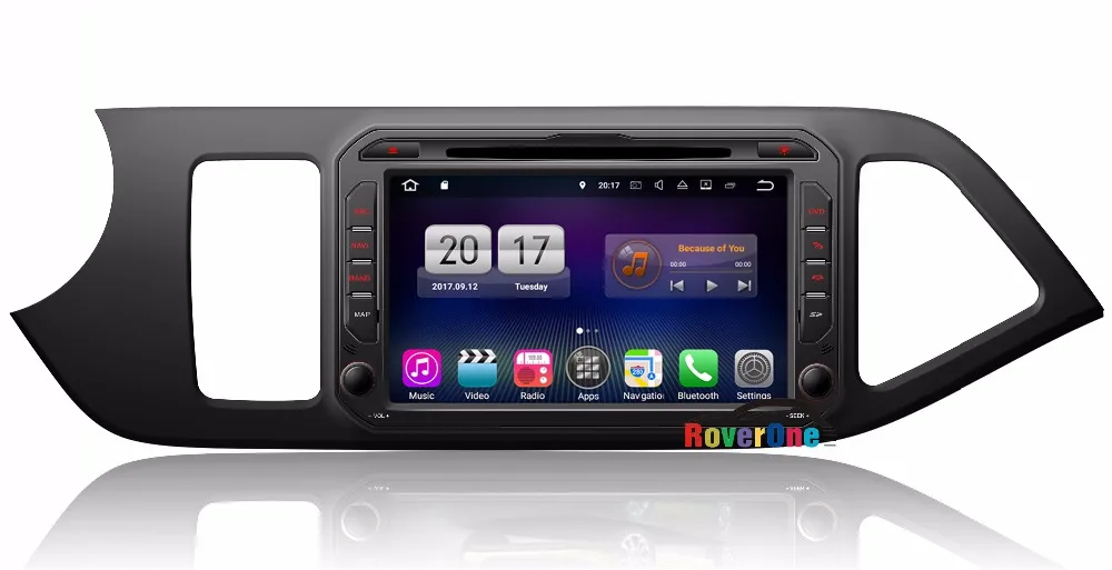 Автомагнитола с сенсорным экраном, радио, RDS, DVD, GPS-навигацией и мультимедийным проигрывателем Euro Star для Kia Morning Picanto Naza Suria.