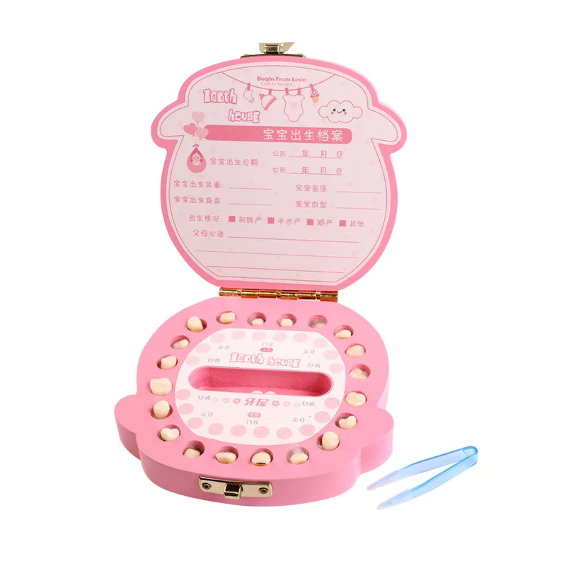 Хранение Keepsakes анонсы Сбор подарков креативное дерево девочка мальчик зуб