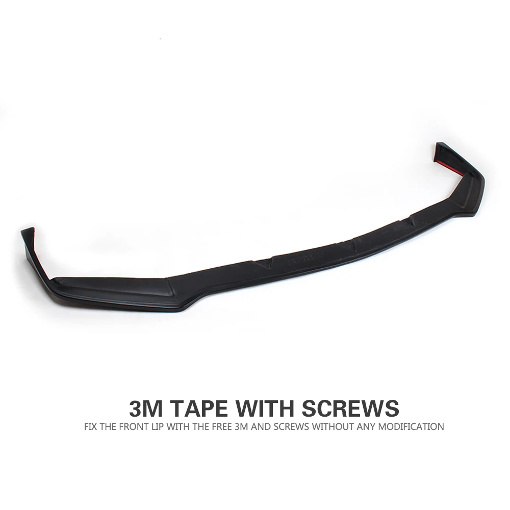 Черный разрисованный передний бампер из искусственной кожи спойлер для infiniti Q50