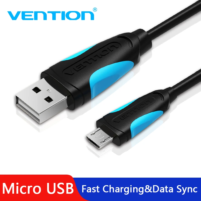 Vention-Cable Micro USB de carga rápida para teléfono móvil Android, Cable cargador...
