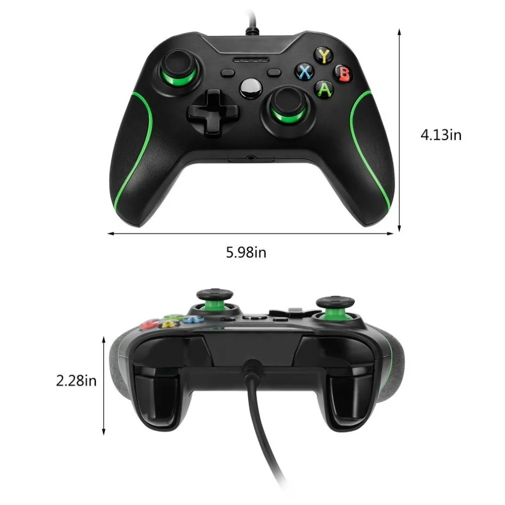 Геймпад для Xbox ONE проводной USB контроллер с двойной вибрацией и эргономичным