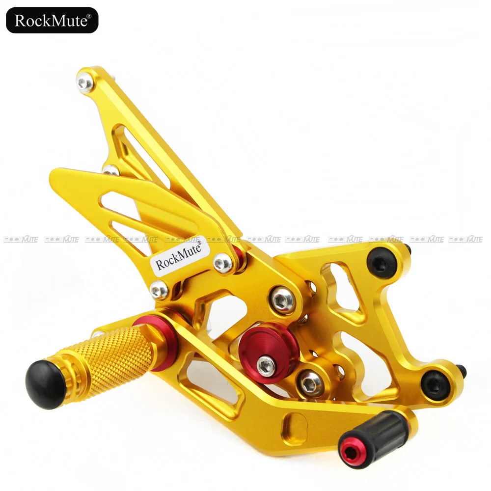 Подножки для мотоцикла для Honda CBR 600RR CBR600RR 2007- ЧПУ Регулируемая подножка рычаг переключения передач тормозной педальные подложки для ног сзади комплект