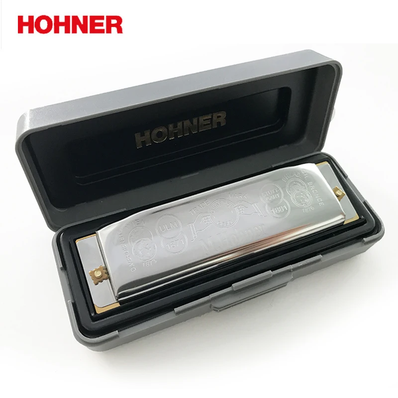 Фирменная гармоника Hohner диатоническая 20 10 отверстий Gaita Standard Diatonic блюз Харп