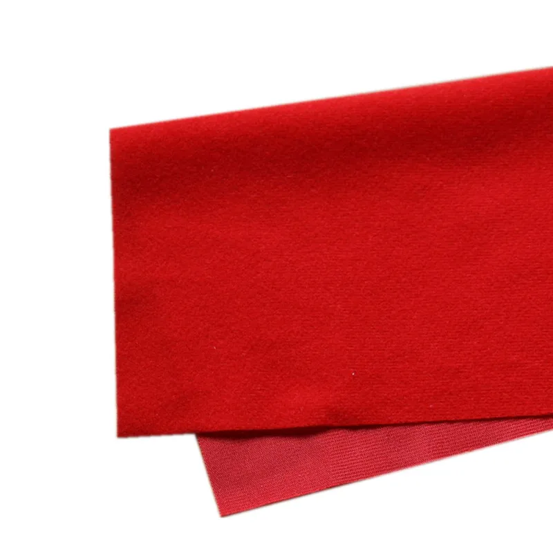 Red Q0101 40x50 см 30 цветов Самая дешевая полиэфирная флисовая ткань трикотажная бархатная матовая ткань для лоскутного шитья куклы мягкие игрушки ткань - Цвет: Red Q0101
