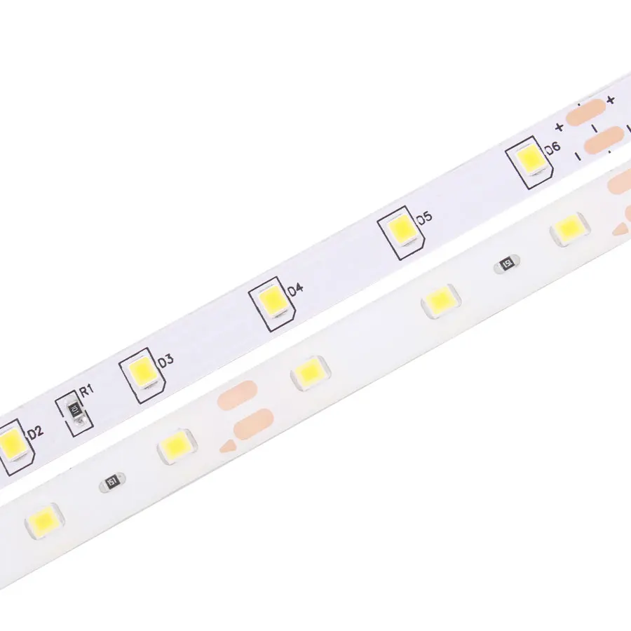 Подсветка диодная лента 12 В полосы светодиодный свет SMD 2835 RGB Водонепроницаемый 60 Светодиодный/M RGB светодиодный цвет 1 м 2 м светодиодный ленты PC теплый белый лампа Ambilight гибкие