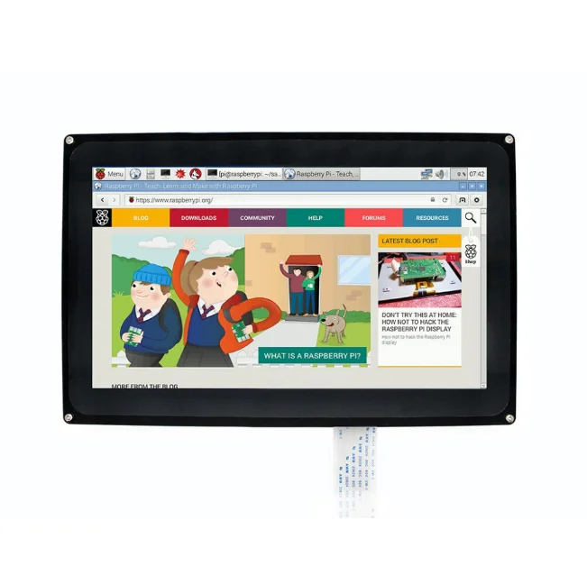 10,1 дюймов 1024*600 1280*800 HDMI ЖК-модуль дисплей монитор IPS экран с USB емкостной сенсорной панелью для Raspberry Pi