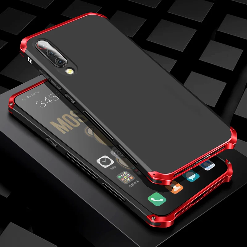 Роскошный противоударный чехол для Xiaomi Redmi Note 8Pro, алюминиевый металлический каркас, жесткий чехол из ТПУ Для Xiaomi 9 Note7 Mi8, чехол, броня, Fundas