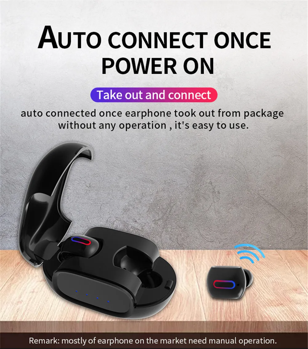 G2 Bluetooth гарнитура вкладыши спортивные беспроводные наушники 5 0 сенсорный