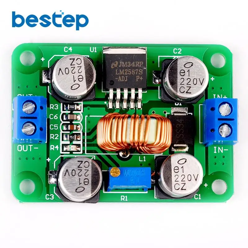 LM2587 DC 3 5 V 30 4 40 Step Up Питание Модуль Регулируемый 5A повышающий преобразователь