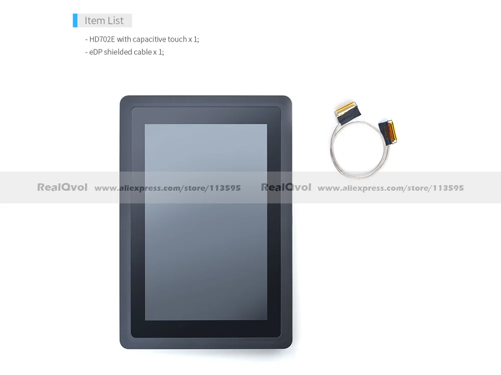 FriendlyARM 7 дюймов eDP ЖК-дисплей Дисплей с Кепки-Touch HD702E Разрешение 800x1280 Поддержка высокого разрешения Android lubuntu NanoPC-T4
