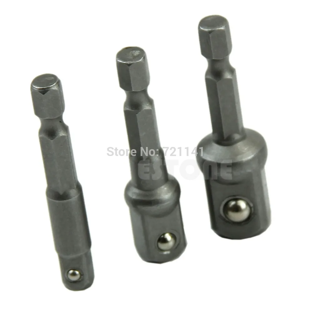 

Набор адаптеров с шестигранным хвостовиком для дрели 1/4 ", 3/8", 1/2"