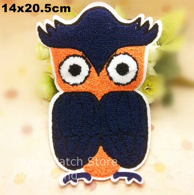 1 шт. пришить среднего размера жабы кролика двигатель панда полотенце с нашивками