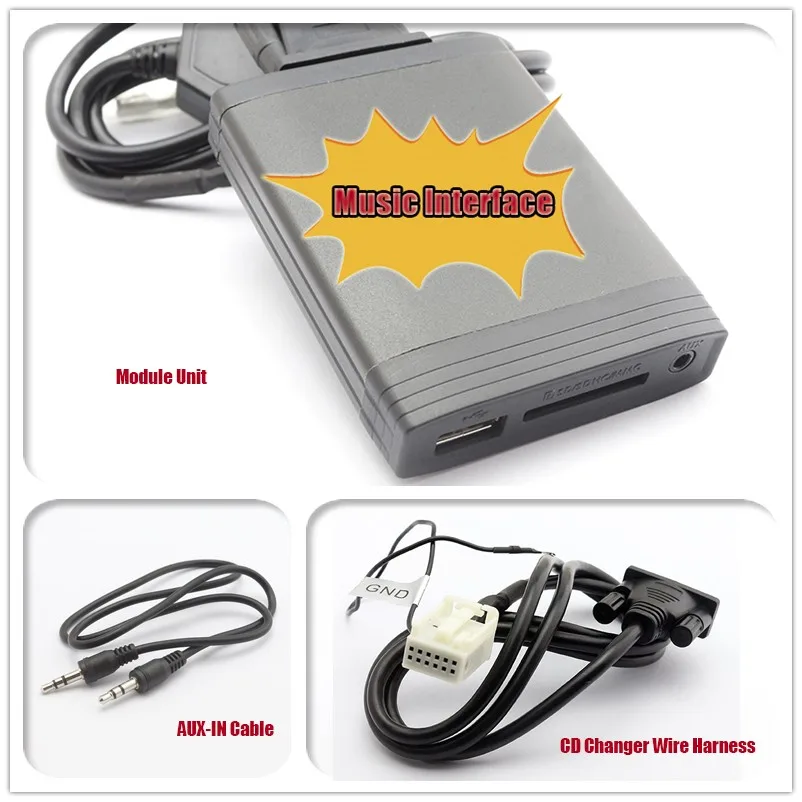 Цифровой музыкальный адаптер YATOUR AUX SD USB MP3 для VW радио Delta MFD2 Premium R100 R110 RCD200 RCD210 RCD300 RCD500 RNS300