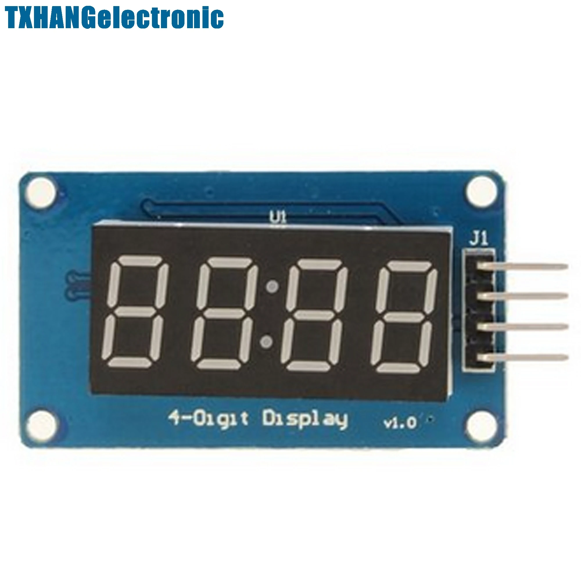 4-битный цифровой трубчатый светодиодный дисплей модуль с часами TM1637 |