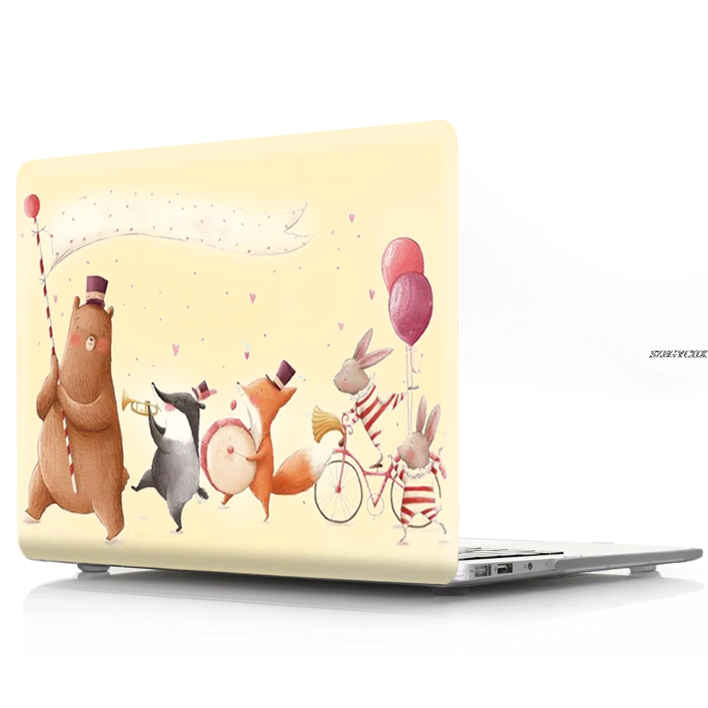 Жесткий Чехол для ноутбука MacBook Air Pro retina 11 12 13 15 13,3 Touch Bar для mac book New Air 13 A1932 чехол+ чехол для клавиатуры
