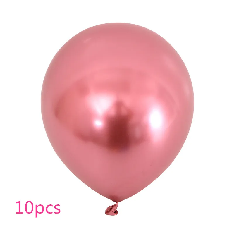 10pcs 10 шт. 18 дюймов розовое золото красный розовый любовь фольга гелиевые шары в форме сердца свадьба день рождения шары День Святого Валентина Globos поставки - Цвет: 10pcs