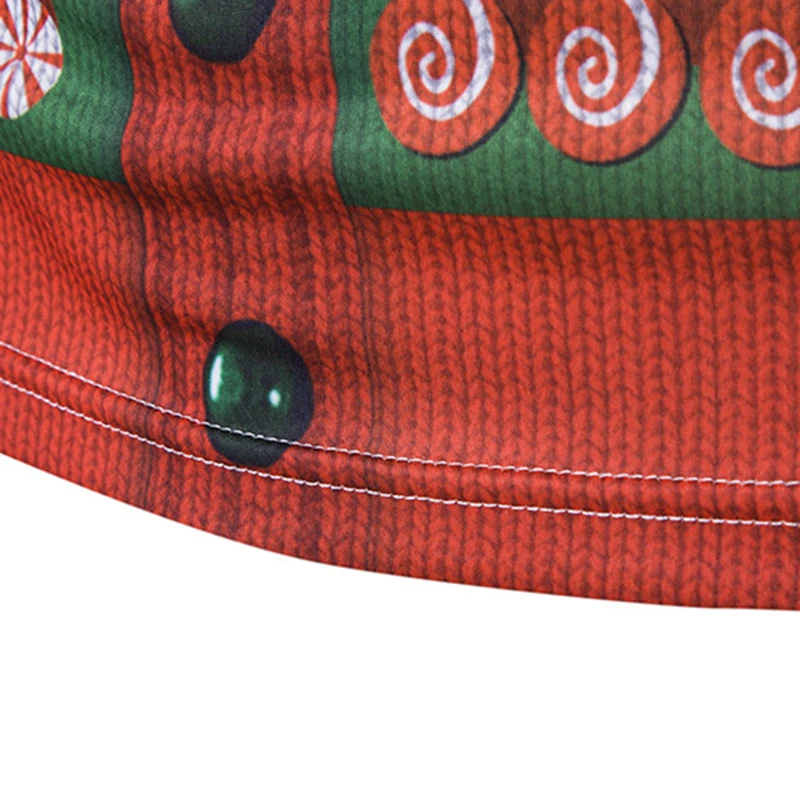 Новинка 2018 мужские футболки для бега в рождественском стиле Осенние Брендовые