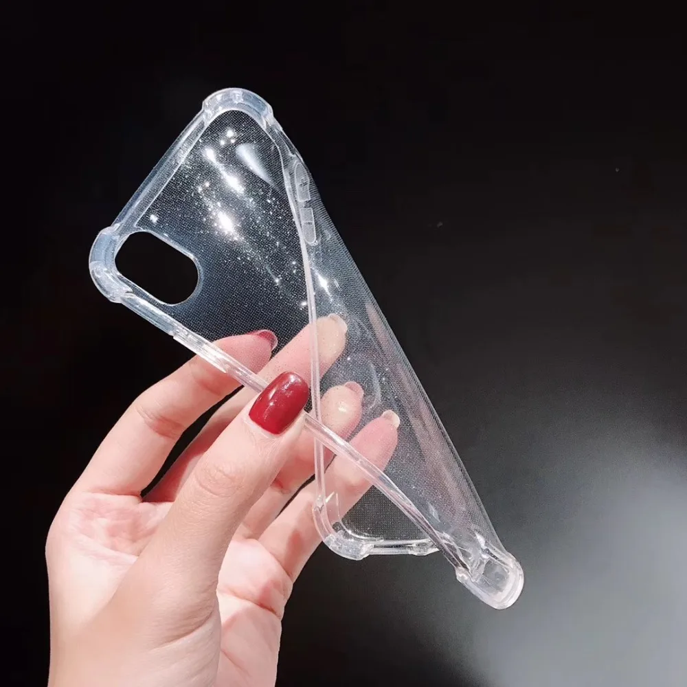 QJW с сияющими блестками анти стук чехол для телефона iPhone 6 6S 7 8 Plus X XS XR Макс моды