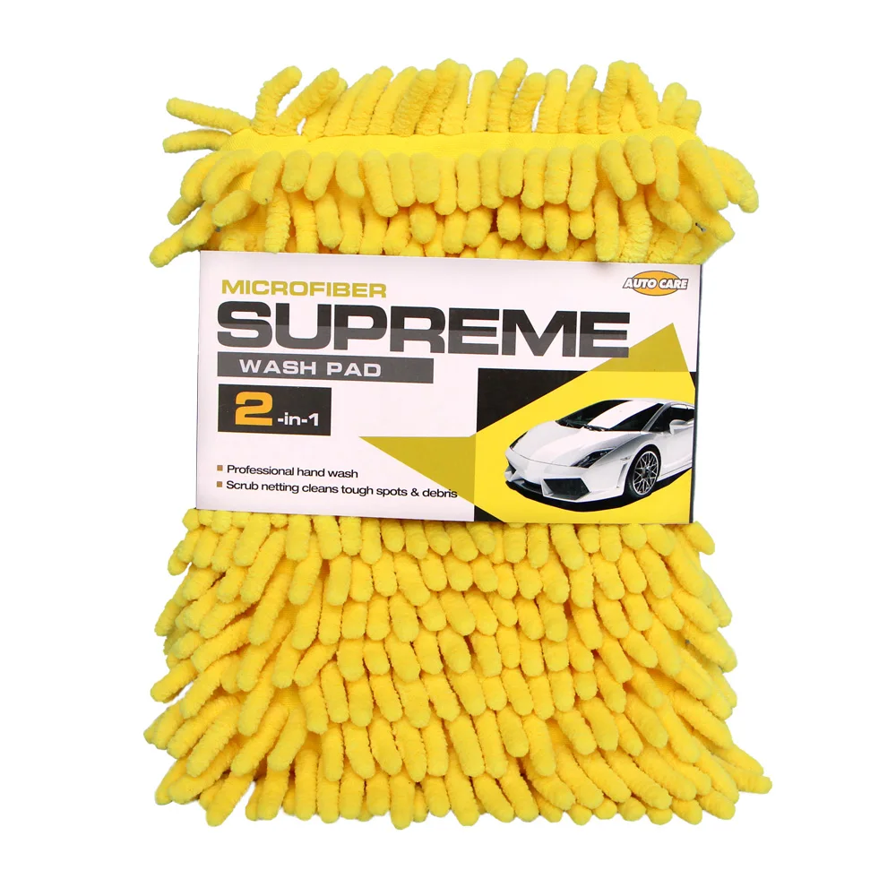 Горячая ультратонкое волокно синель антозоан Автомойка губка из микроволокна