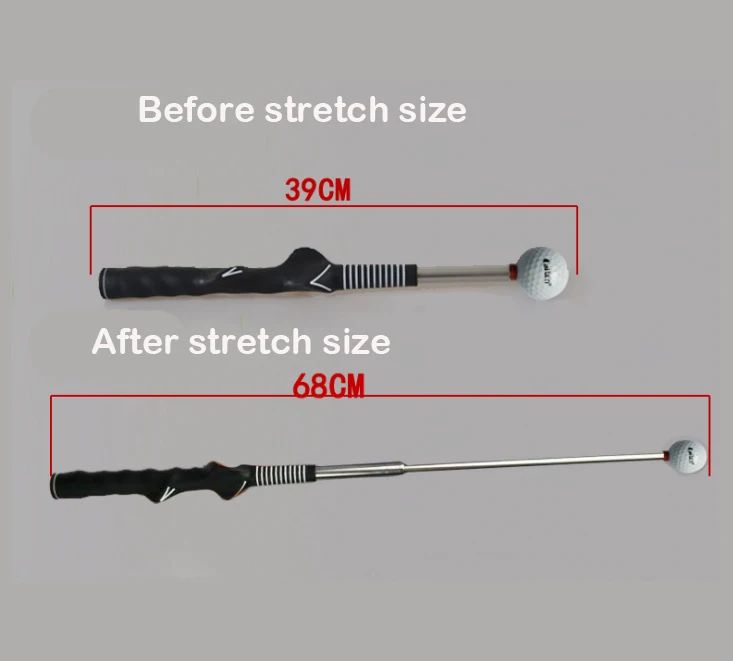 Гольф взмах Регулируемый клуб резиновые накладки для тренировок в помещении