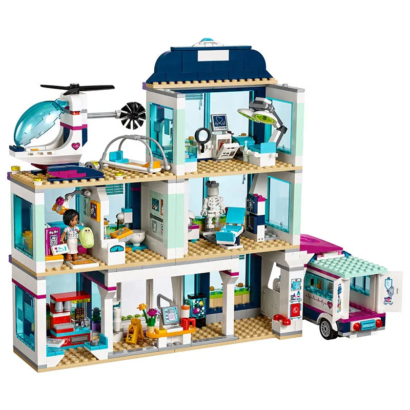 Модели строительных игрушек хобби 01039 совместимы с lego блоки 41318 друзья Heartlake