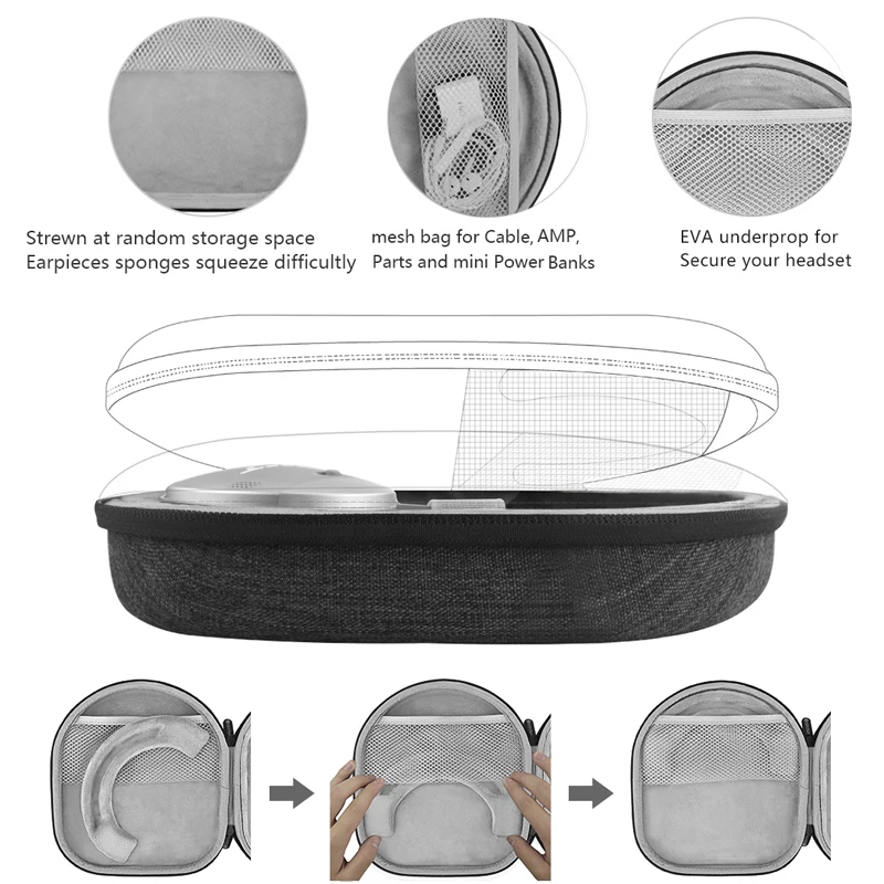 Переносной защитный чехол для переноски для B& O BeoPlay H9i H6 H7 H8 для Bose quietкомфорт Беспроводная Bluetooth сумка для наушников