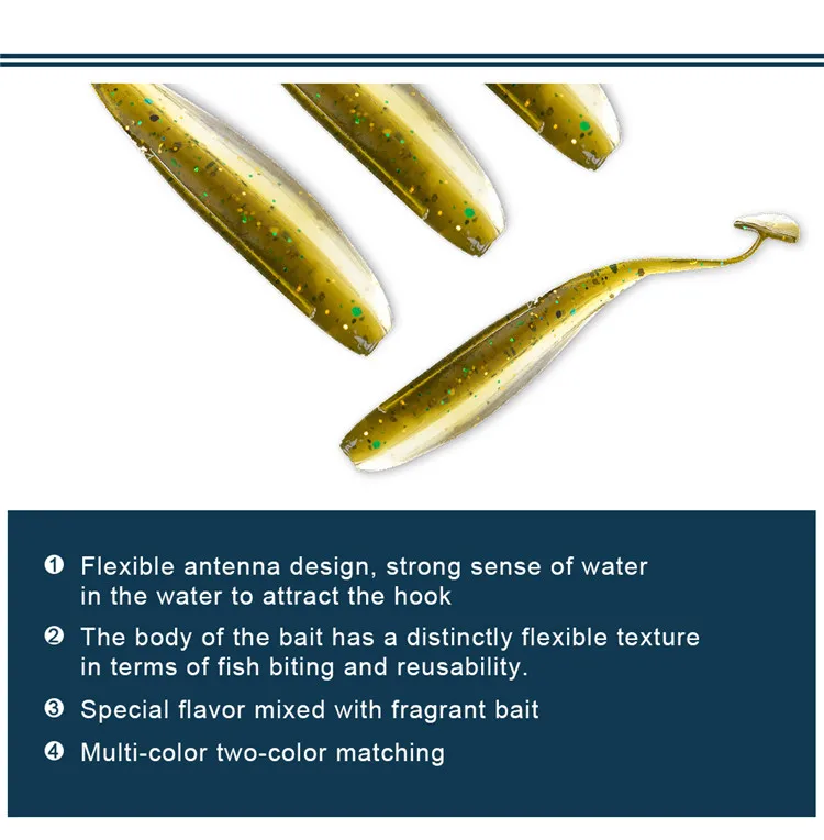 FISH KING Easy Shiner мягкие приманки двойного цвета 75 мм/3 г 100 мм/6,5 г, плавающие приманки, искусственная Мягкая приманка для рыбы, воблеры, приманка для ловли карпа