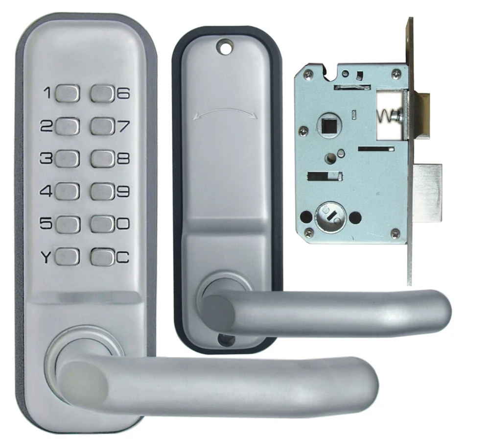 Rarelock Рождество поставки Комбинации замок Водонепроницаемый ручка механического кодового Замки с ключами два способа открыть