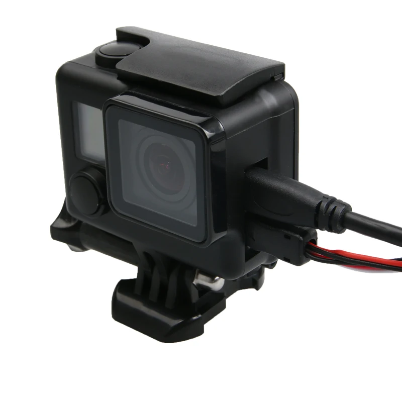 Защитный боковой Чехол с открытым корпусом для Gopro Hero 4 3 + плотный Чехол-каркас Go Pro
