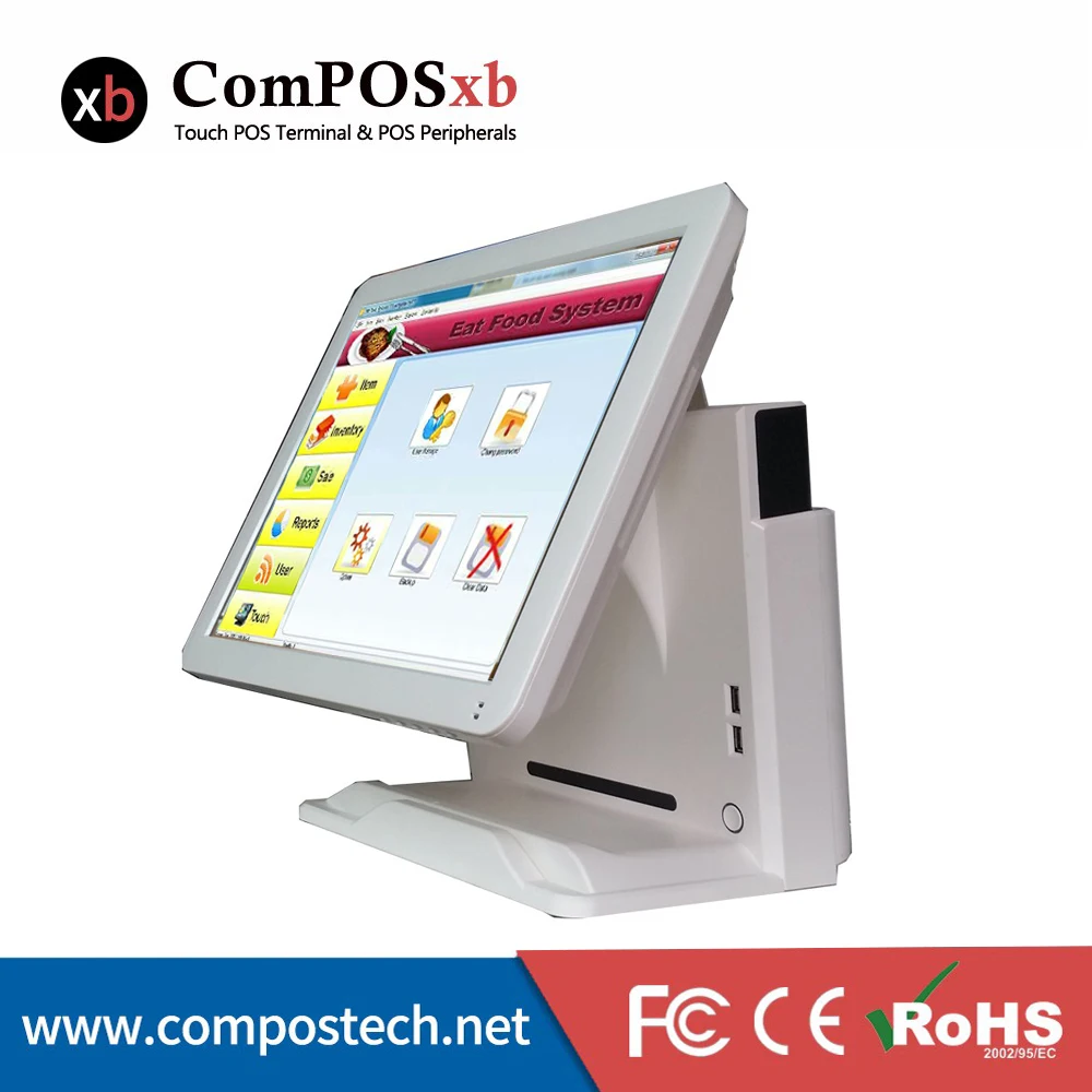 High Specification 15 inch TFT All In One Pos Pc Cash Register POS System with i3/4gb/SSD 64GB For Retail Store | Компьютеры и офис